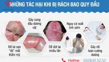 rách bao quy đầu