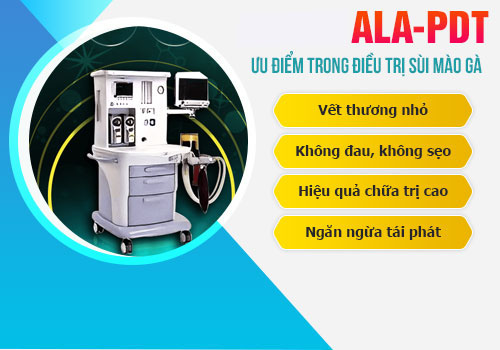 Đánh giá hiệu quả chữa sùi mào gà bằng phương pháp ALA-PDT