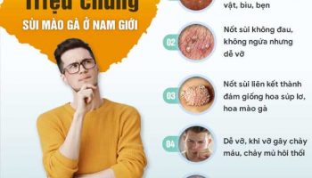 dấu hiệu sùi mào gà