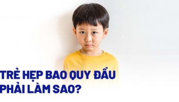 Trẻ bị hẹp bao quy đầu