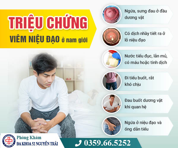 dấu hiệu viêm niệu đạo