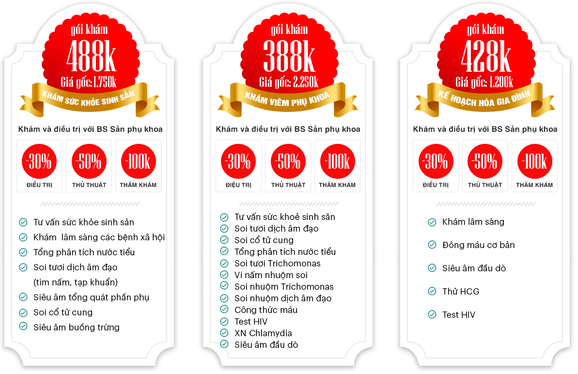 gói khám phụ khoa