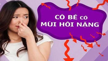 vùng kín có mùi hôi